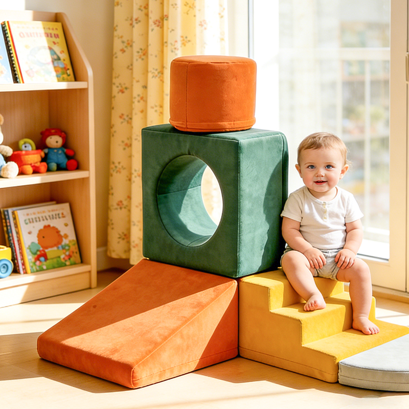 Baby Soft Play Set Climbing Foam Blocks PlayGround Nursery